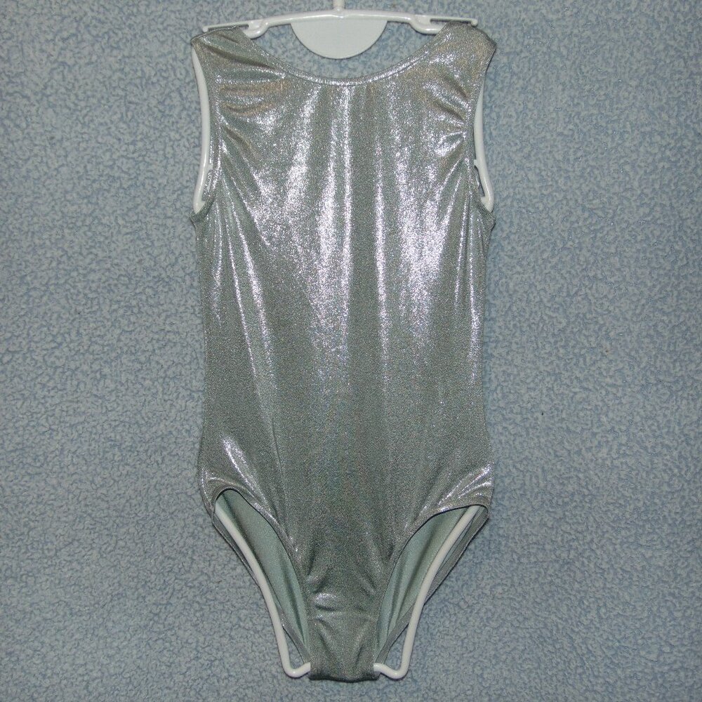 Balera Shiny Silver Tank Leotard LC